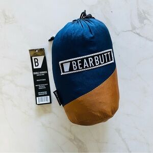 NWT BearButt Double Hammock in Dark Blue and Beige